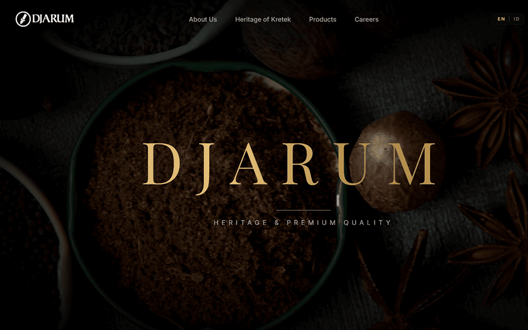 Jasa Pembuatan Website Web PT Djarum - Company Profile Kudus Jepara